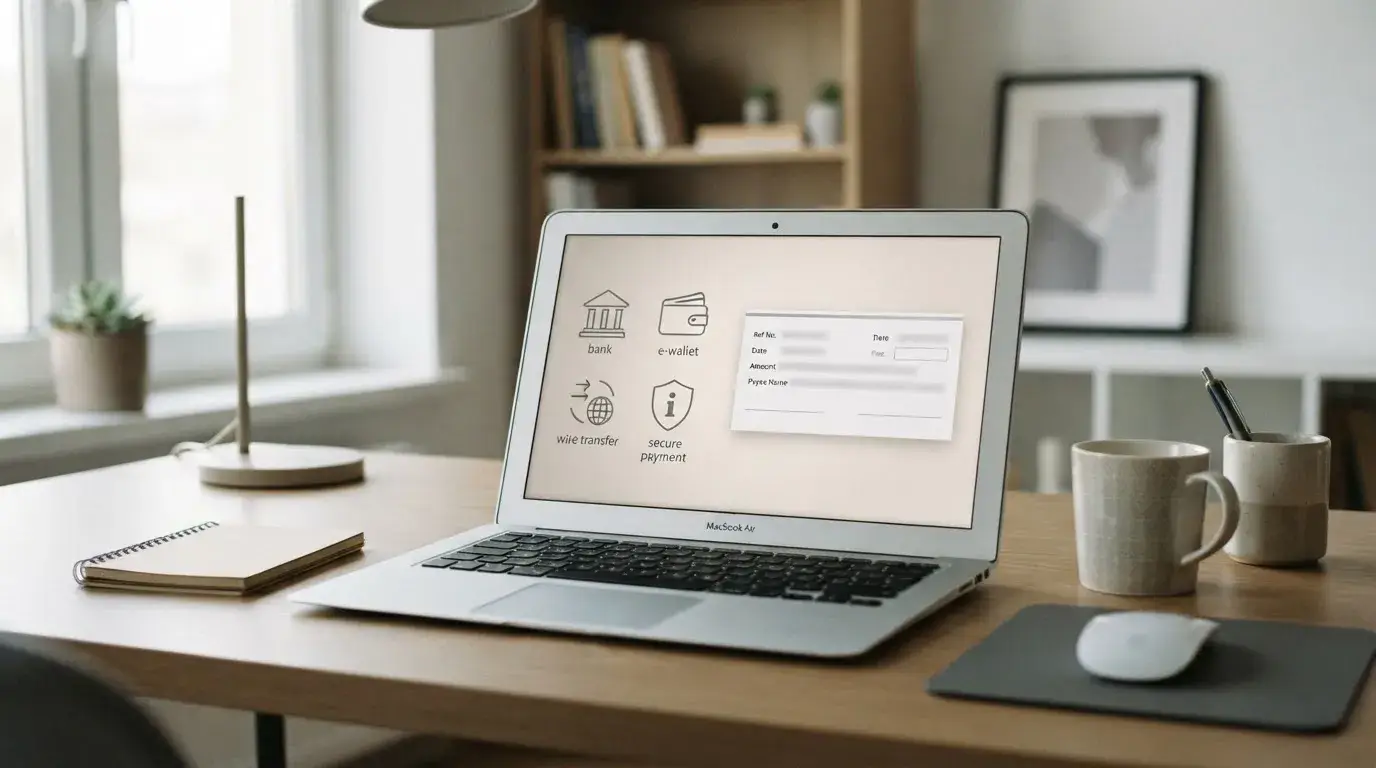 Schlichte Alternativen zur Wallet-Zahlung auf einem neutralen Kassenbildschirm