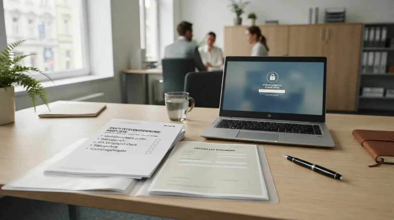 Checkliste mit Betreiber, Lizenz, Kasse und Auszahlung auf einem neutralen Dokument
