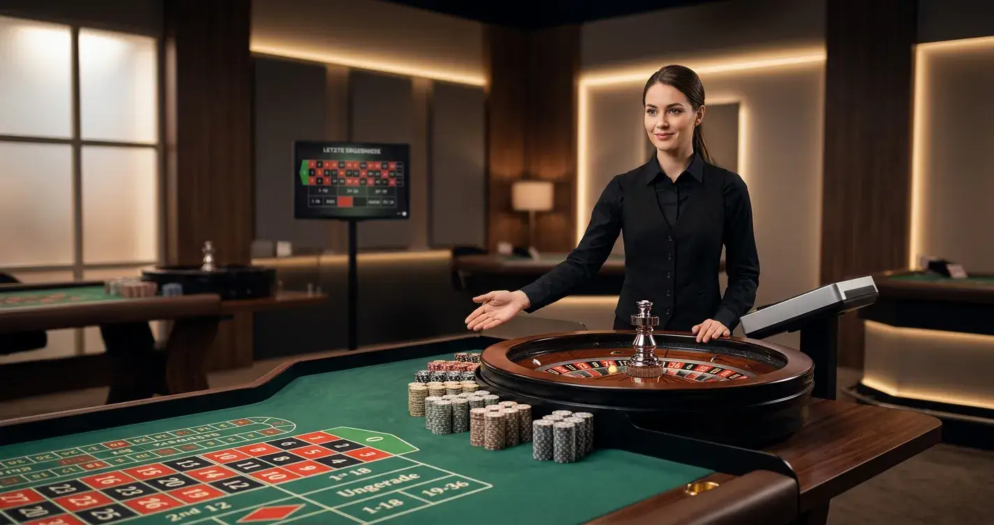 Live-Dealer-Casino in Österreich mit echten Croupiers am Tisch