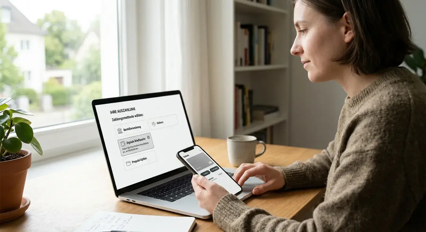 Auszahlung nach CashtoCode Einzahlung über alternative Wege