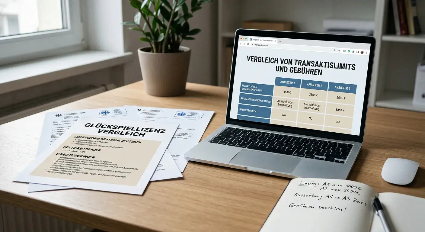 Schreibtisch mit zwei neutralen Dokumenten zu deutschen und österreichischen Regeln