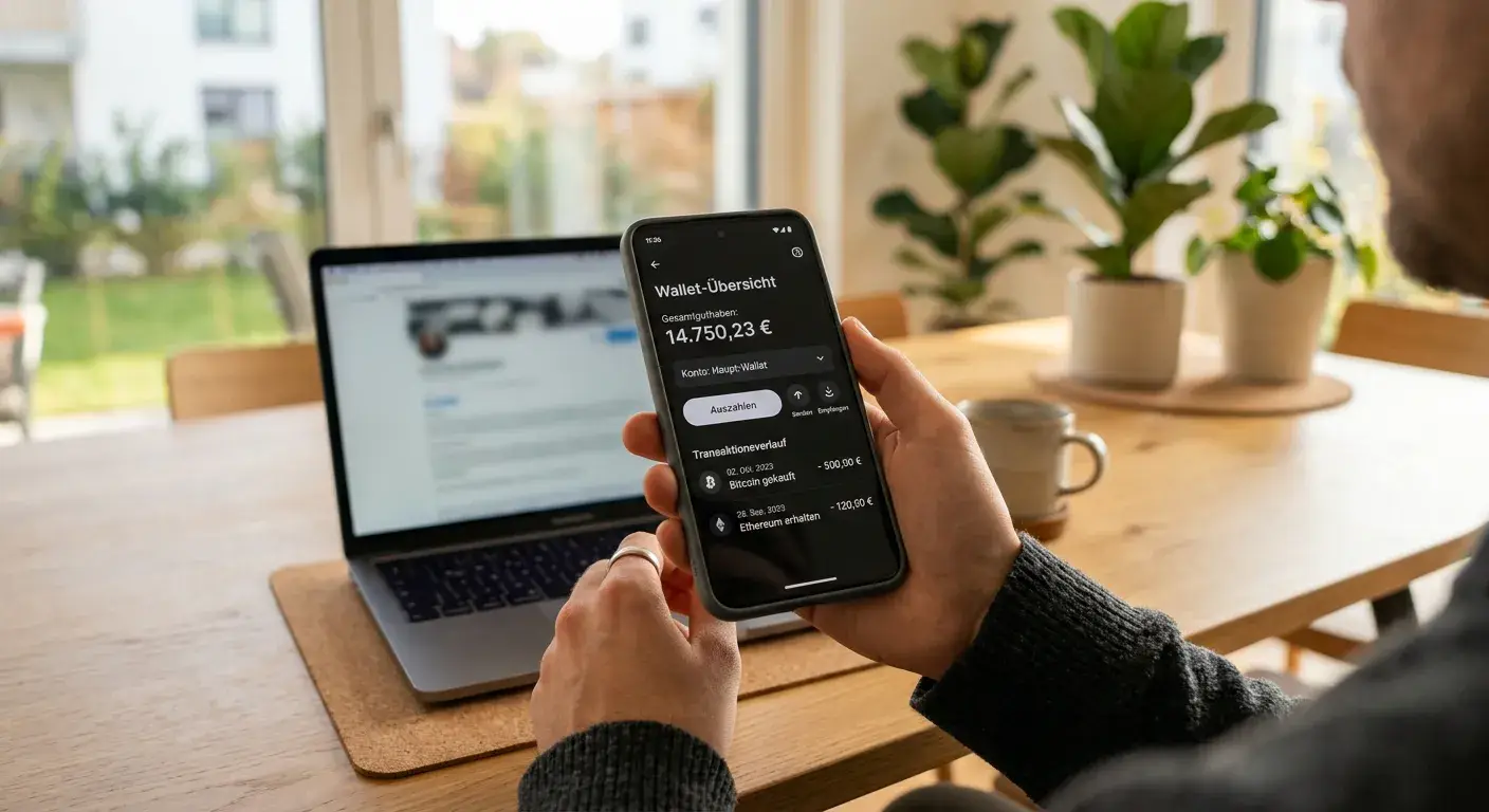 Krypto-Auszahlung ohne Verifizierung am Smartphone in Österreich