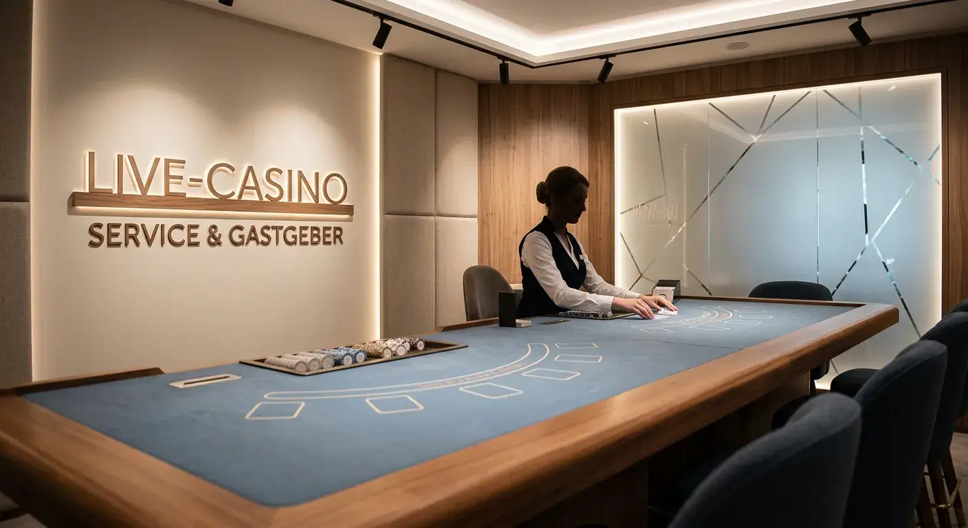 Übersicht eines österreichischen Live-Blackjack-Casinos mit deutschsprachiger Spielumgebung