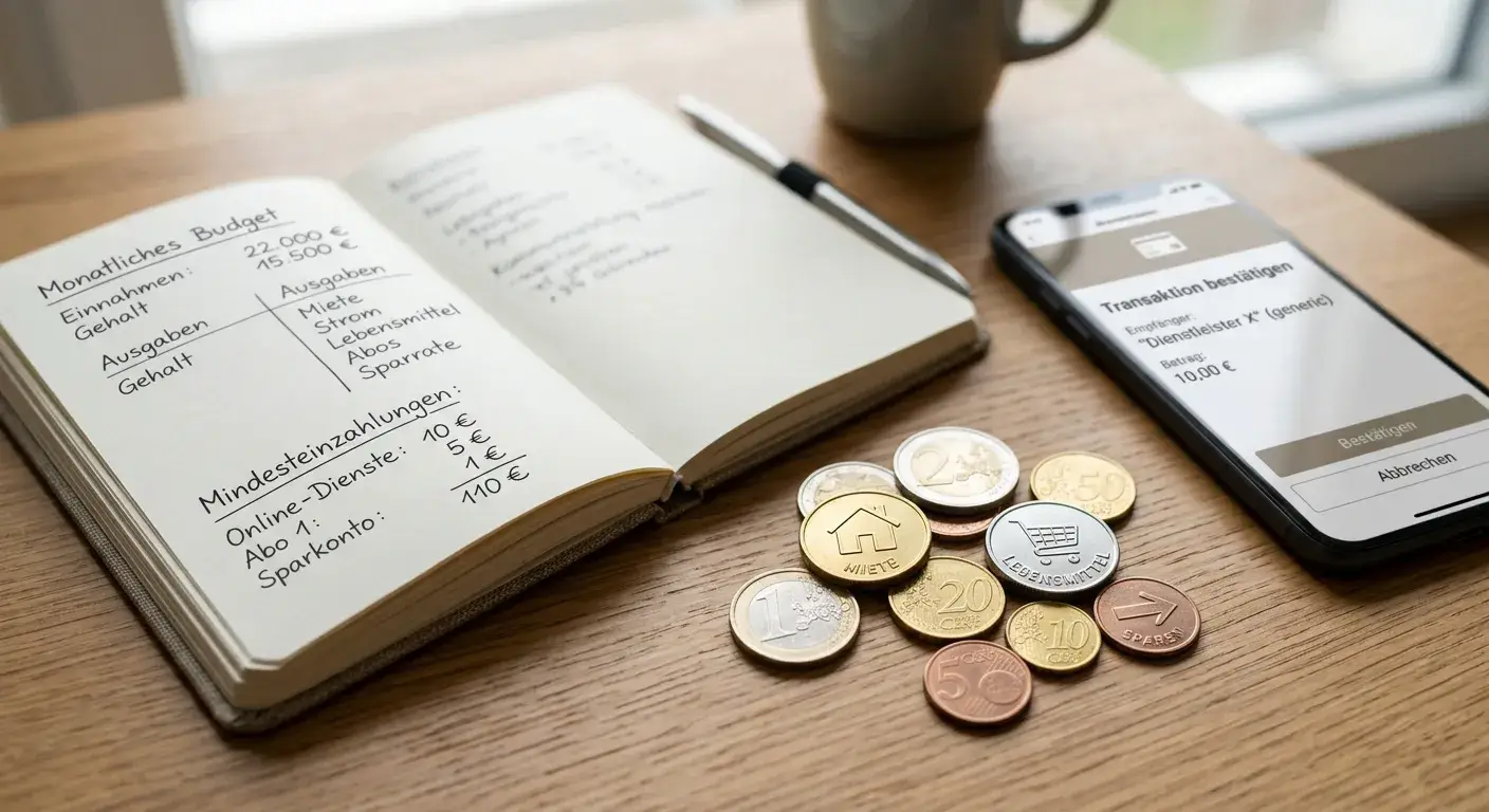 Vergleich kleiner Einzahlungen von 1, 5 und 10 Euro mit Klarna und Alternativen