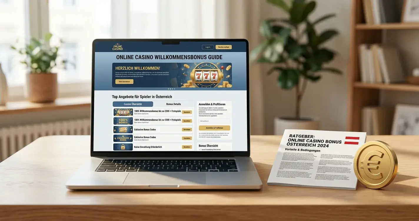 Österreichischer Online-Casino-Bonus ohne Einzahlung auf neutralem Schreibtisch