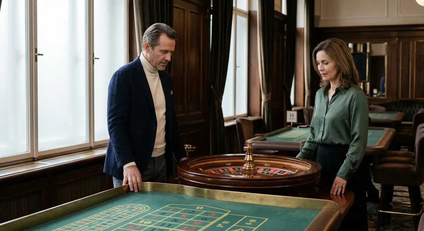 Offener Spieltisch in neutraler Umgebung mit Hinweis auf unterschiedliche Spielgewichtung