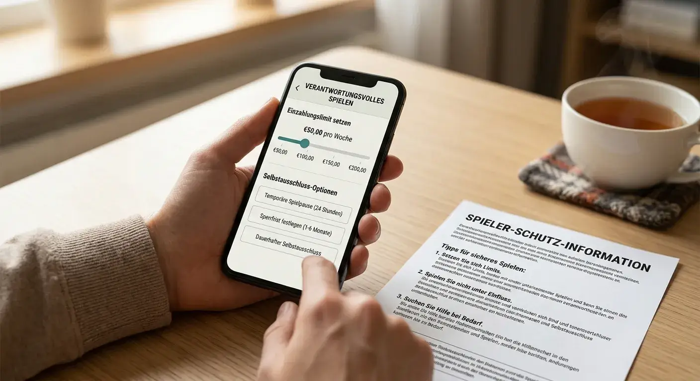 Verantwortungsvolles Spielen mit Limit-Einstellungen am Smartphone